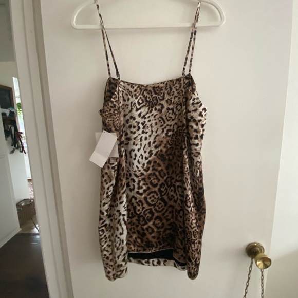 Silk cheetah print dress - Picture 2 of 2